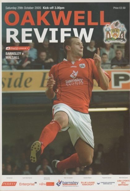 Barnsley v Walsall 29-Oct-2005