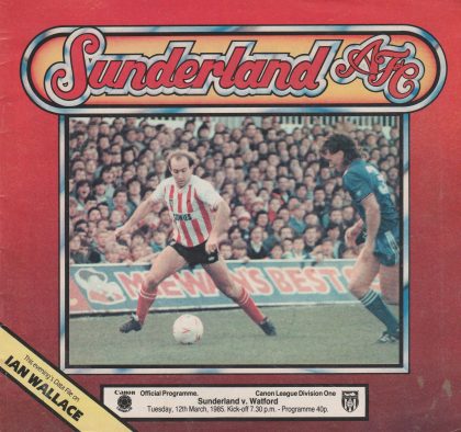 Sunderland v Watford 12-Mar-1985