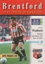 Brentford v Watford 24-Jan-1998