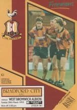 Bradford City v West Bromwich Albion 28-Mar-1993