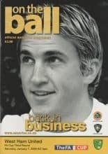 Norwich City v West Ham United 07-Jan-2006