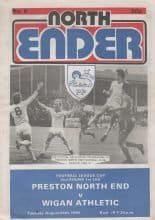 Preston North End v Wigan Athletic 26-Aug-1980