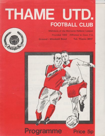 Thame United v Witney Town 17-Apr-1981