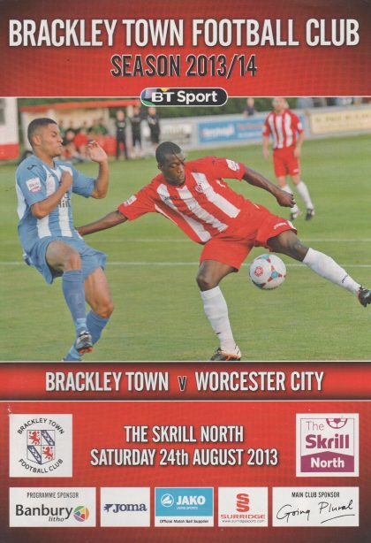 Brackley Town v Worcester City 24-Aug-2013