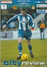 Chester City v Wrexham  30-Nov-2004
