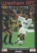 Wrexham v Wycombe Wanderers 24-Oct-2000