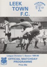 Leek Town v York City  04-Aug-1984