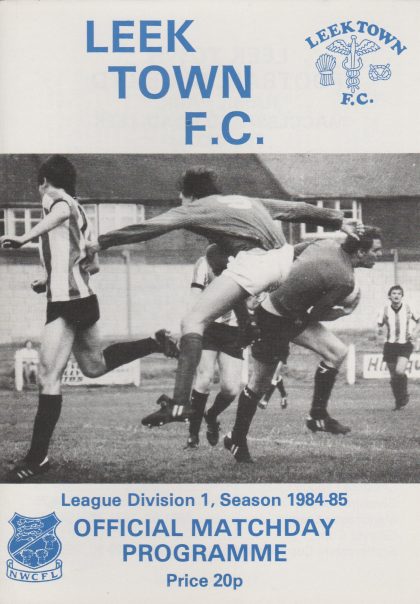 Leek Town v York City  04-Aug-1984