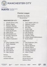 Manchester City v Burnley  02-Jan-2017