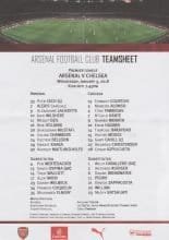 Arsenal v Chelsea   03-Jan-2018