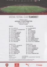Arsenal v Southampton  08-Apr-2018