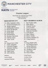Manchester City v West Bromwich Albion 16-May-2017