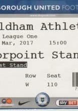 Peterborough United v Oldham Athletic  17-Mar-2017