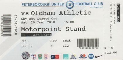 Peterborough United v Oxford United   30-Sep-2017