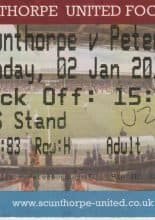Scunthorpe United v Peterborough United  02-Jan-2017
