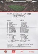 Arsenal v Stoke City 12-Sep-2015