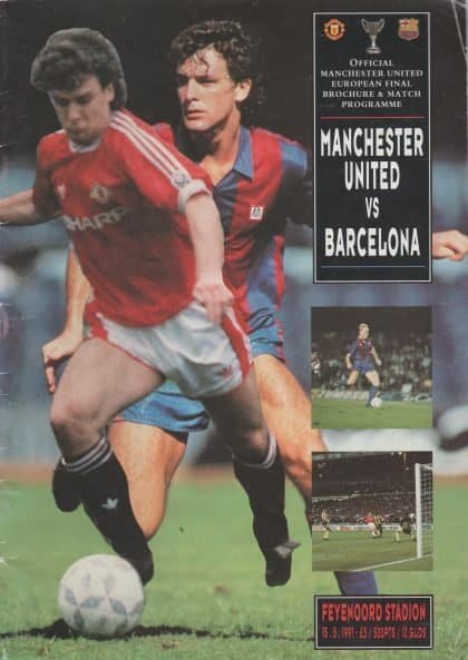 Manchester United v Barcelona  15-May-1991