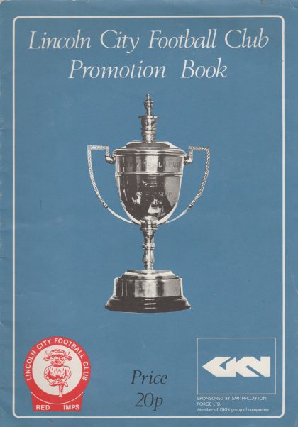 Lincoln City FC Promotion Book 1975-76