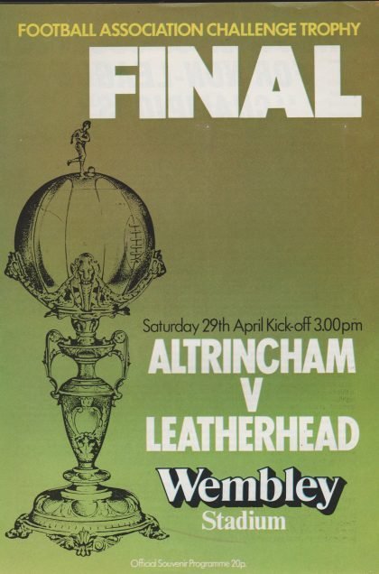 Altrincham v Leatherhead 29-Apr-1978