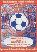 Bannockburn v Knockentiber  02-May-1981