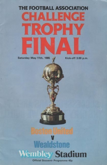 Boston United v Wealdstone 11-May-1985