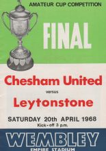 Chesham United v Leytonstone  20-Apr-1968
