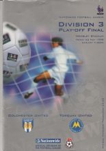 Colchester United v Torquay United  22-May-1998