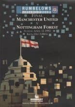 Manchester United v Nottingham Forest 12-Apr-1992