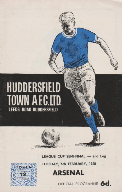 Huddersfield Town v Arsenal  06-Feb-1968