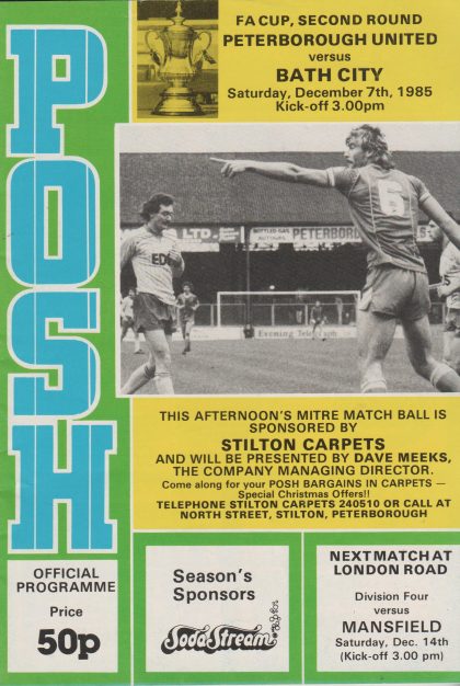 Peterborough United v Bath City 07-Dec-1985