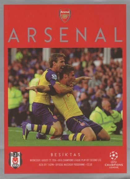 Arsenal v Besiktas 27-Aug-2014