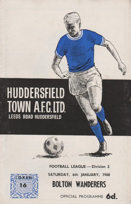 Huddersfield Town v Bolton Wanderers 06-Jan-1968