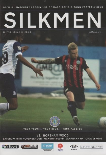 Macclesfield Town v Boreham Wood  18-Nov-2017