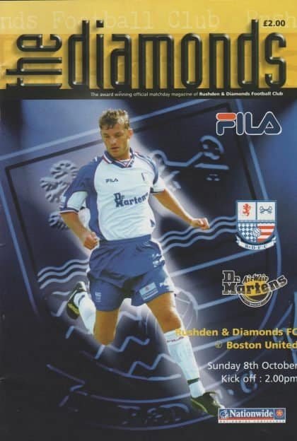 Rushden & Diamonds v Boston United  08-Oct-2000