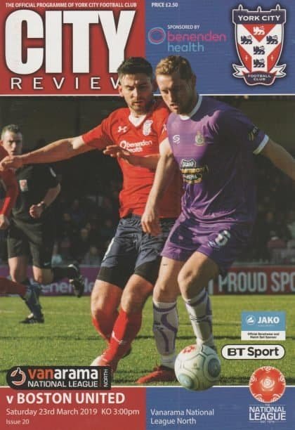 York City v Boston United 23-Mar-2019
