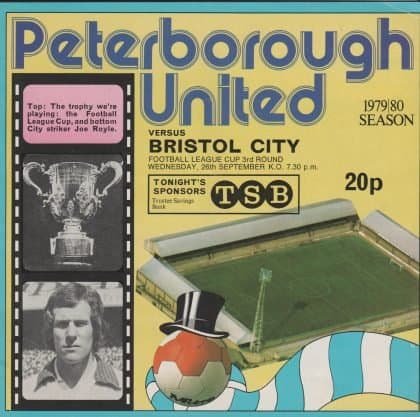 Peterborough United v Bristol City   26-Sep-1979