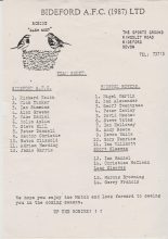 Bideford v Bristol Rovers