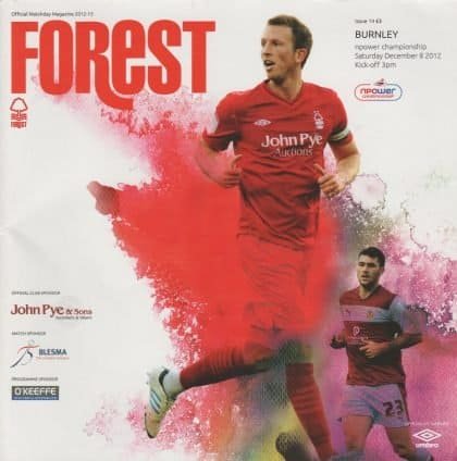 Nottingham Forest v Burnley 08-Dec-2012