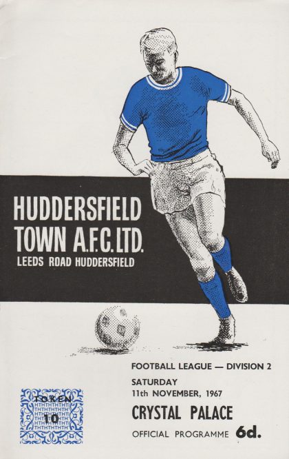 Huddersfield Town v Crystal Palace  11-Nov-1967