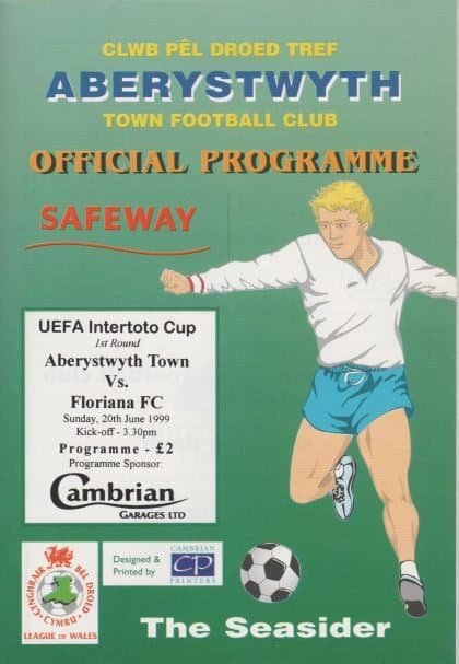 Aberystwyth Town v Floriana 20-Jun-1999