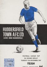 Huddersfield Town v Fulham  12-Dec-1967