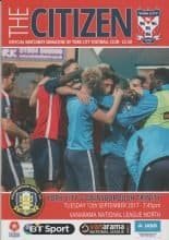 York City v Gainsborough Trinity 12-Sep-2017