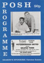Peterborough United v Halifax Town 13-Dec-1986