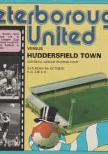 Peterborough United v Huddersfield Town  08-Oct-1979