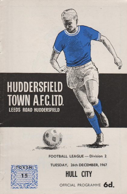 Huddersfield Town v Hull City  26-Dec-1967