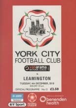York City v Leamington  04-Dec-2018
