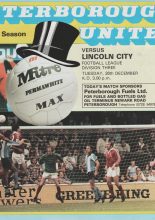 Peterborough United v Lincoln City  26-Dec-1978