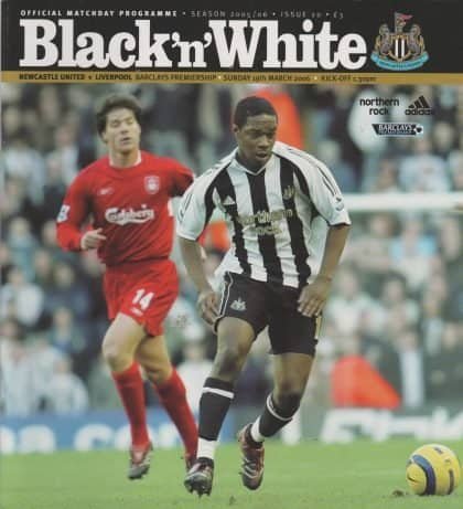 Newcastle United v Liverpool 19-Mar-2006