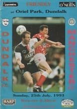 Dundalk v Manchester City 25-Jul-1993