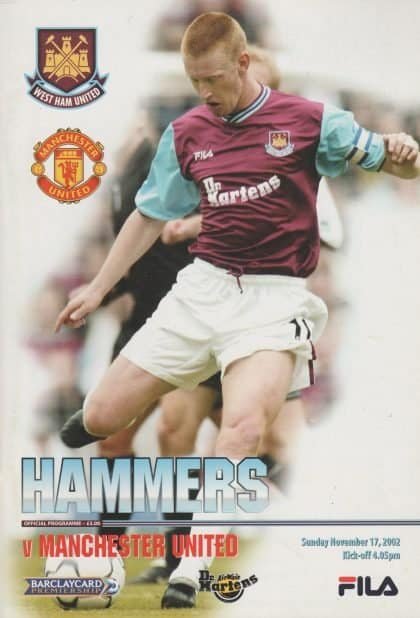 West Ham United v Manchester United 17-Nov-2002